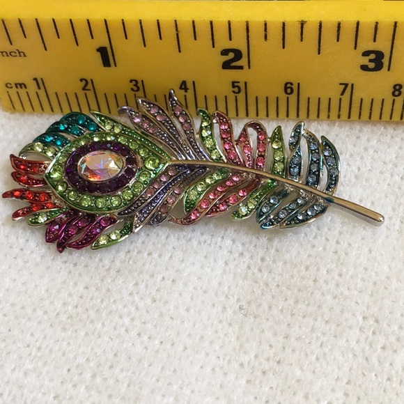 Never used Vintage Brooch with RhineStones Crystal - Picture 5 of 5